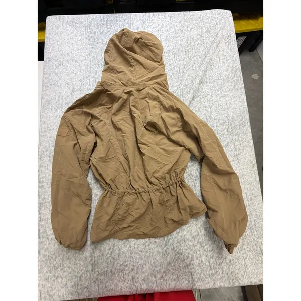 CALIA Hooded Windbreaker Tan Brown‎ Water Repellent Jacket WAX14309 Womens S NEW - Image 5