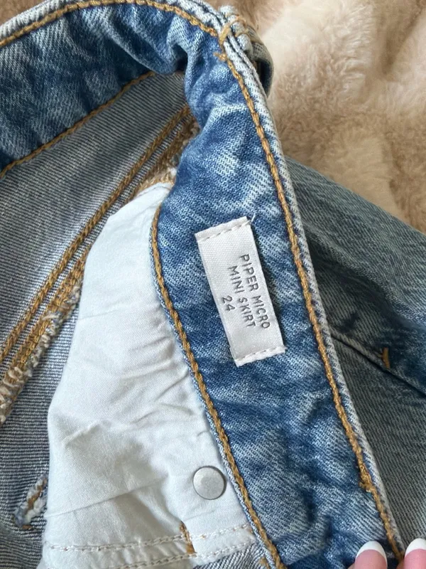 Pacsun piper micro mini denim jean skirt - Image 3