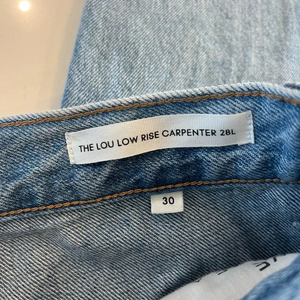 Aritzia‎ Denim Forum The Lou Low Rise Carpenter Loose Fit Utility Cargo Jeans - Image 8