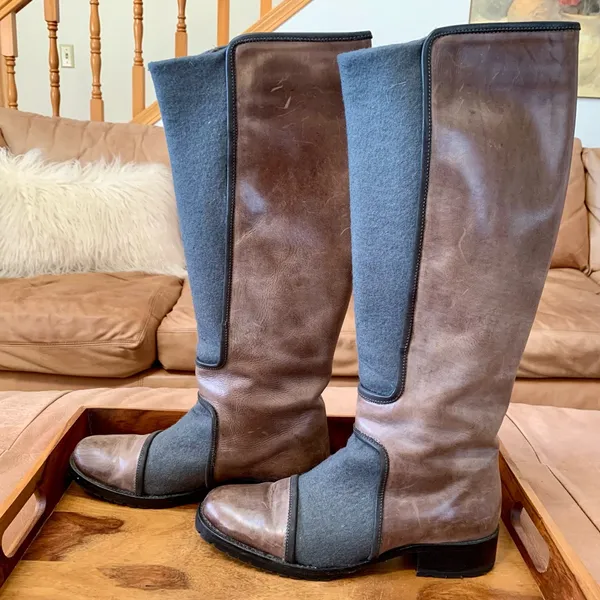 Dusica Sacks Equestrian Tall Italian Leather Riding Boots - Image 5