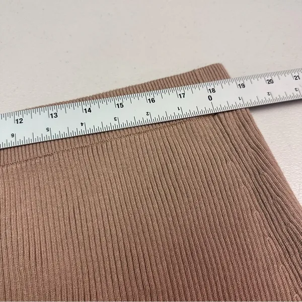 Ava & Viv Beige‎ Pencil Skirt - Image 3
