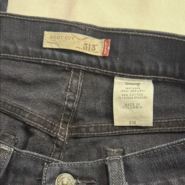 Levi's Blue Boot Cut Jeans Classic Style - Image 6