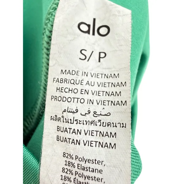 Alo Yoga Womens 7/8 High-Waist Airlift‎ Leggings Lettuce Green Size Small Yoga - Image 9