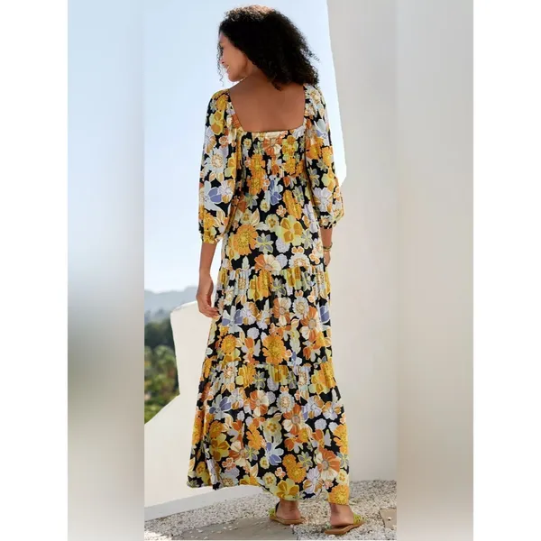 L*Space Dakota floral maxi Dress size Small - Image 3