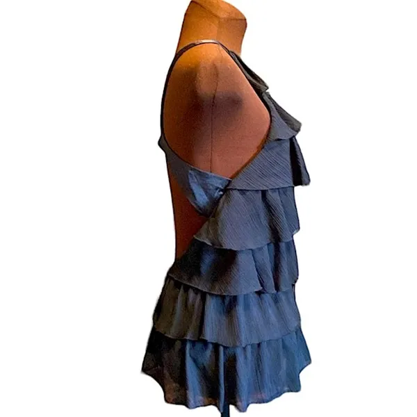 XOXO NWT Black Tiered Ruffle Top - Image 2