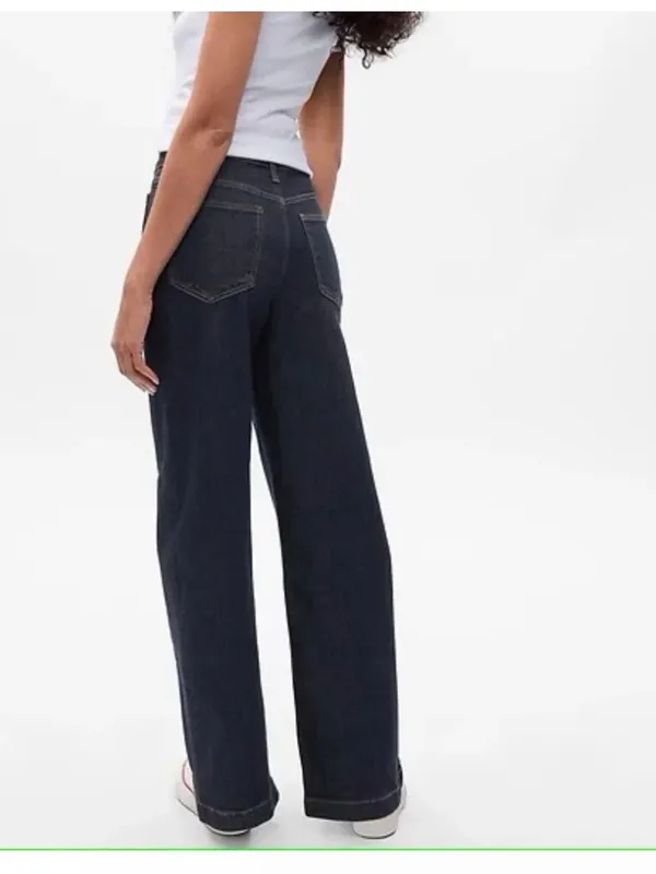 Gap Women’s High Rise Stride Wide-Leg Jeans Size 30/10R - Image 8
