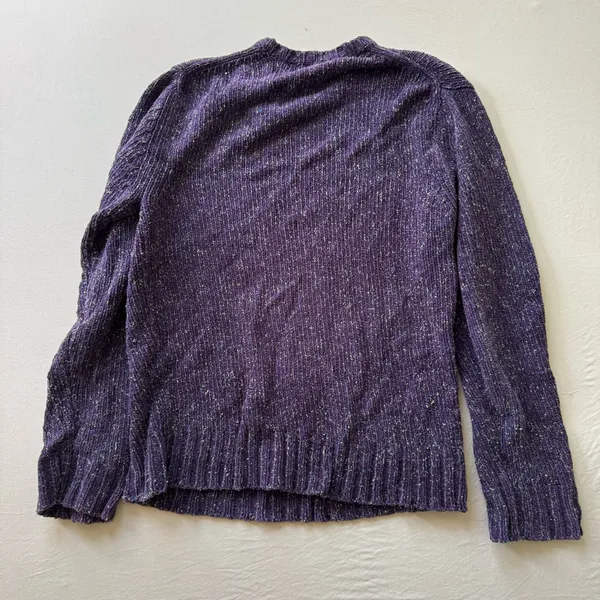 Vintage 1990s Chereskin Chenille knit crewneck sweater - Image 2