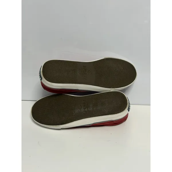 US 8 Sperry Shoes Men's Washable Red Lace Up Casual Shoes Sneakers New - Image 6