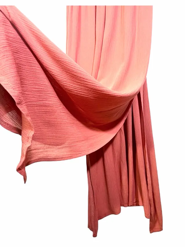 LULUS Women’s Lost In Paradise Rusty Rose V-neck Maxi Dress Size Medium - Image 11