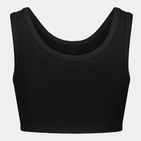 PRADA logo cropped tank top - Image 4