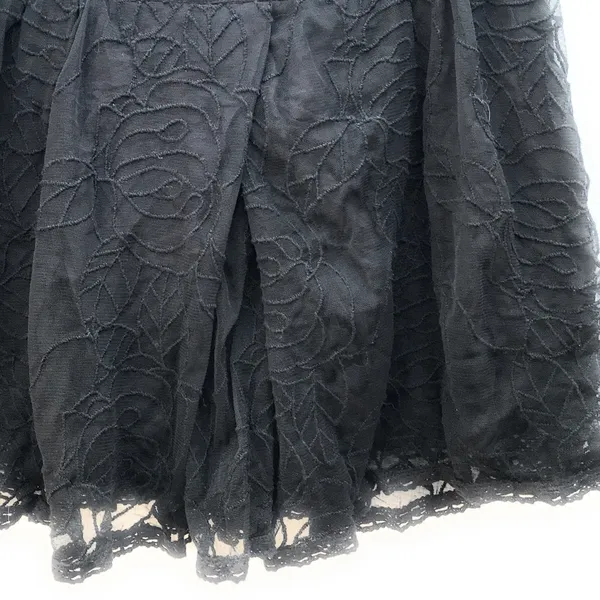 Free People Black‎ Lace Skirt - Image 3