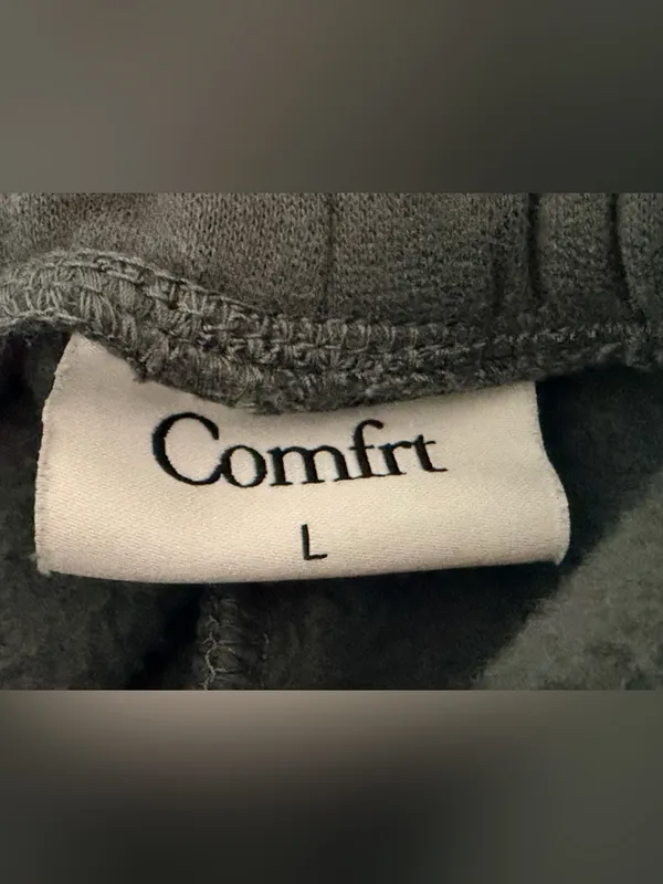COMFRT Minimalist Straight Leg Sweatpants size Large Gray - Image 9