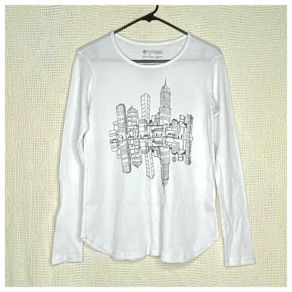 Element Eden Thermal Shirt White Size M - Image 2