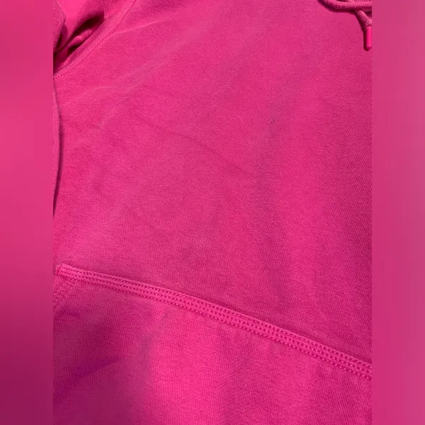 Nike Pink Hoodie swoosh medium - Image 2