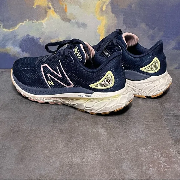 New Balance Fresh Foam X 860 Women's Navy Blue Running Shoes Size 8.5B - Image 9