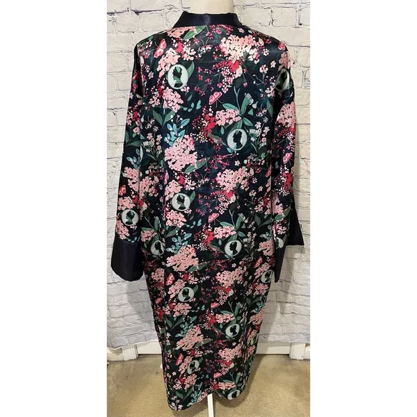 Target Women's Netflix Bridgerton Satin Long Robe No Belt Size M/L - Image 4
