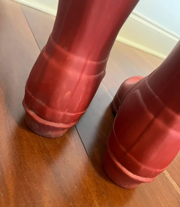 Matt Red  Boots - Image 4