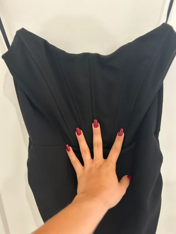 Windsor Mini Black Dress - Image 3