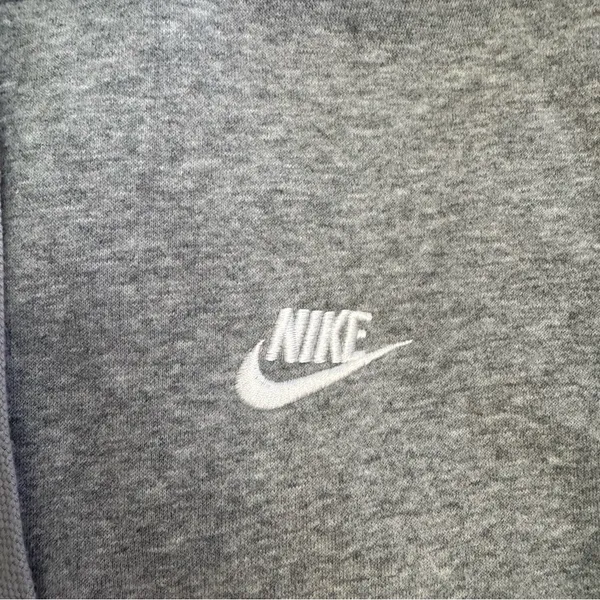 Nike Grey Pull-Over Hoodie Hooded Sweatshirt - Image 3