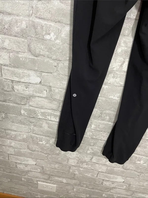 lululemon athletica Black Fold-Over Waist Jogger Pants - Image 3