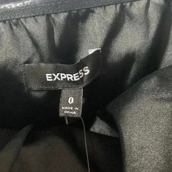 Imperfect‎ NWT hoco dress Express black sweetheart neckline flowy mesh 0 classic - Image 3