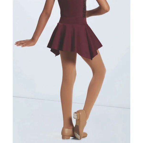 Weissman Jazz Tap Dance Costume red SA small adult competition applique' skirt - Image 2