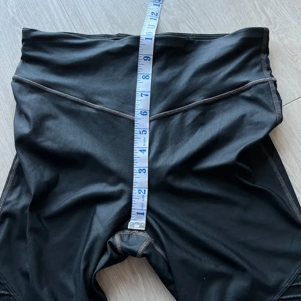 GAP Fit Moto Leggings Womens Medium 7/8 High Rise Black - Image 6