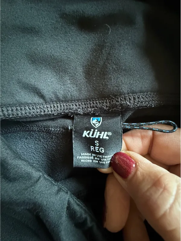 Kuhl Women's Black Leggings with Side Pocket Size M - Image 11