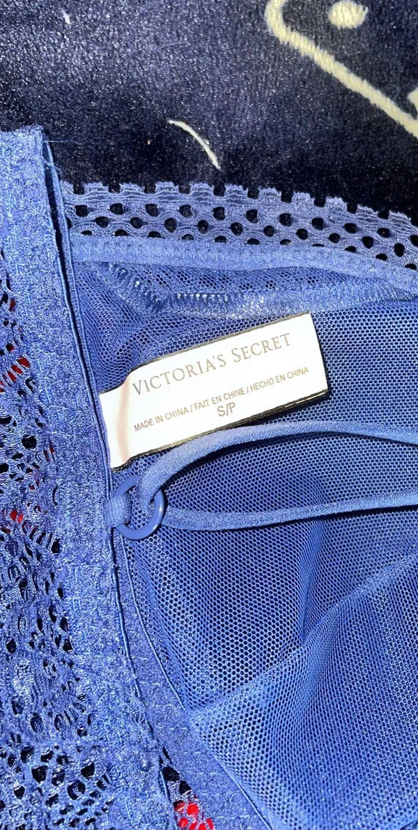 PINK Victoria’s Secret Blue Bralette - Image 3