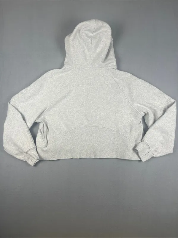 Lululemon Oversized Half-Zip heather gray scuba hoodie Size: XL/XXL - Image 5
