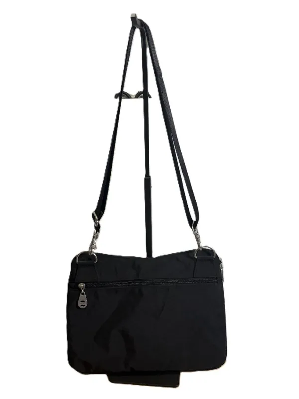 Baggallini Black Rio Crossbody Purse Bag Nylon Zipper Closure Travel Lightweight - Image 3