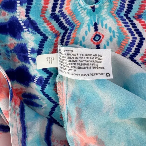 Xhilaration Tank Top Women Sz XL Sheer Multicolor - Image 7