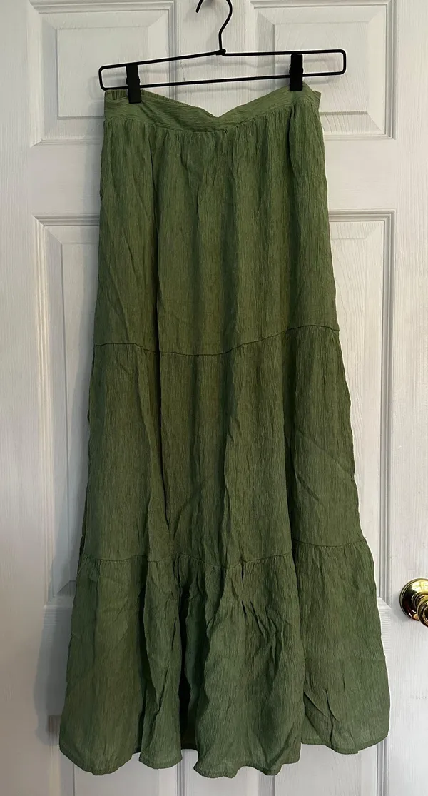 Green Maxi Skirt - Image 2