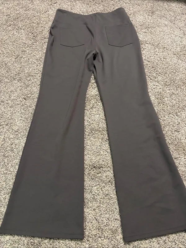 Halara Flex™ High Waisted Back Side Pocket Slight Flare Work Pants size large - Image 5