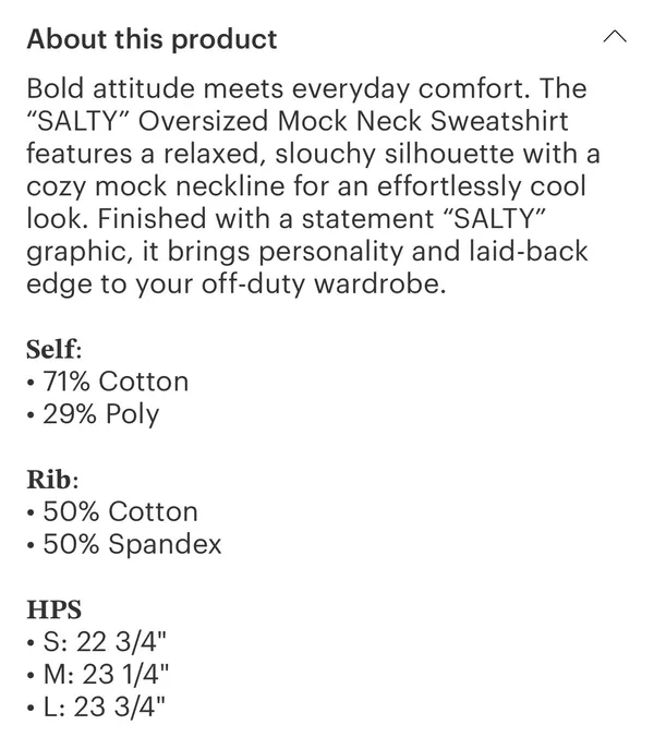 Kimberly Salty Mock Neck Sweatshirt - Image 7