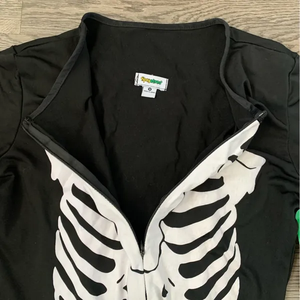 Tipsy Elves Sexy Skeleton Bodysuit Costume - Size M - Black - NWT‎ - Image 7