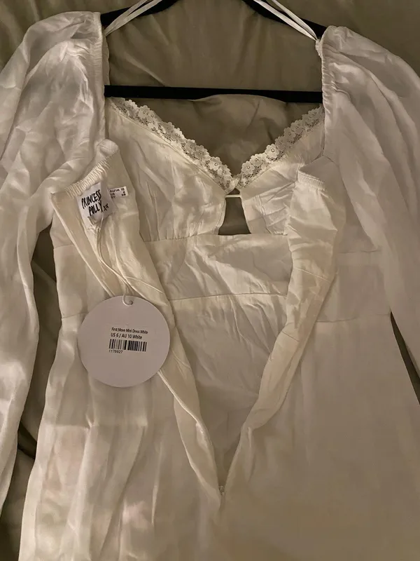 Princess Polly White Mini Dress - Image 5