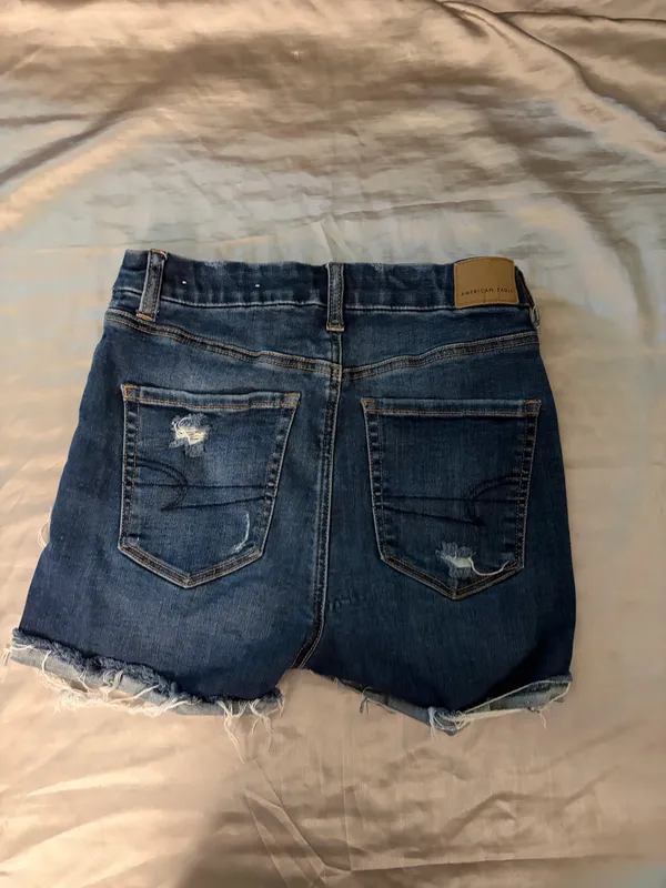 American Eagle Jean Shorts High-Rise size 4 - Image 2