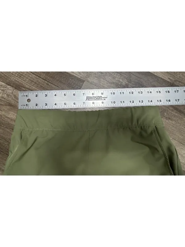Tommy Bahama Golf Women’s Pants Medium Green Active Pull On Ankle Zip Athleisure - Image 5