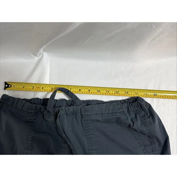 Cherokee Workwear Scrub Pants Grey Women's Tall 30" Inseam 28" Waist Drawstring - Image 10