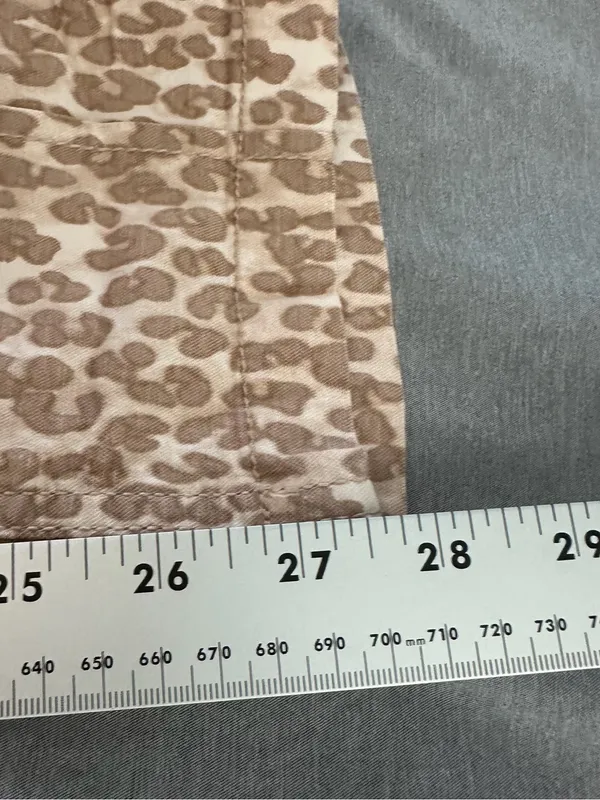Anthropologie The Wanderer Leopard Print Cargo Pants Size 30 Belted Utility - Image 10