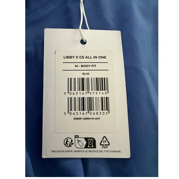 Gymshark x Libby All In One - Iris Blue size medium - Image 3