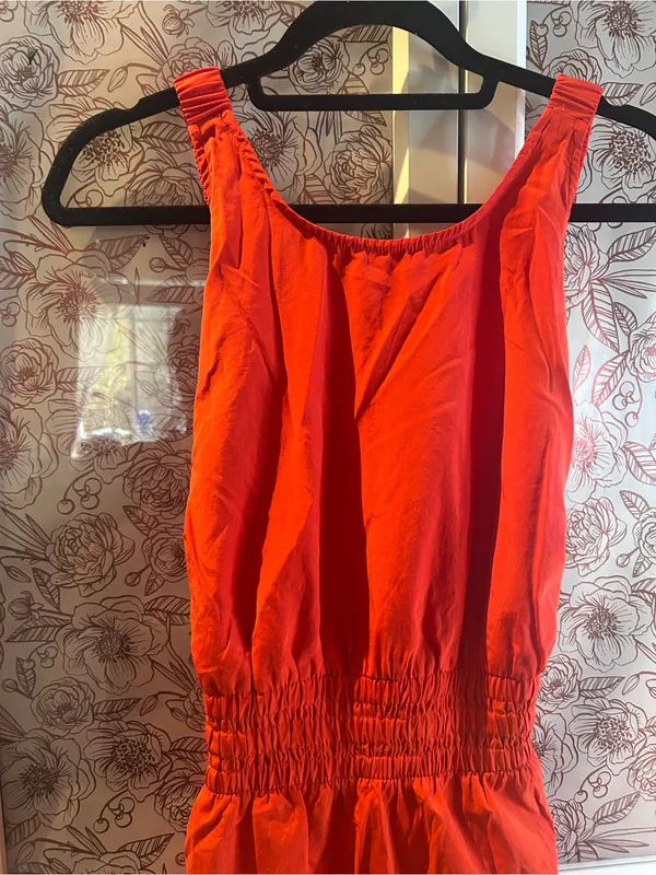 A New Day orange/red Smocked-Waist Maxi Dress - Image 2