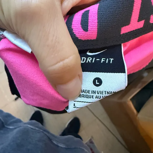 Nike Gray and Pink Heritage Active Shorts - Image 5