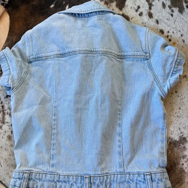 ROLLA'S Sailor Denim‎ Romper Size Large NWT Blue - Image 8