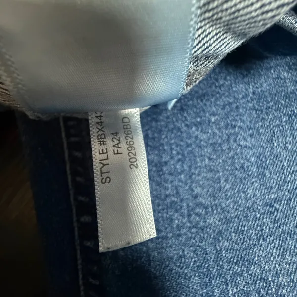 J.Crew Straight Leg‎ Cargo Jeans Medium Wash Blue Utility Denim 31P Petite - Image 10