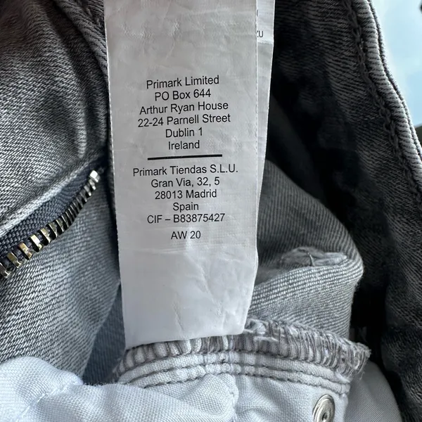 Primark Denim Co. Acid Wash Skinny Jeans in Gray Size 4 - Image 5