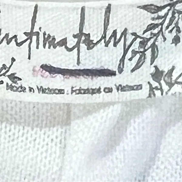 Intimately free people white strapless blouse Women M - Image 11