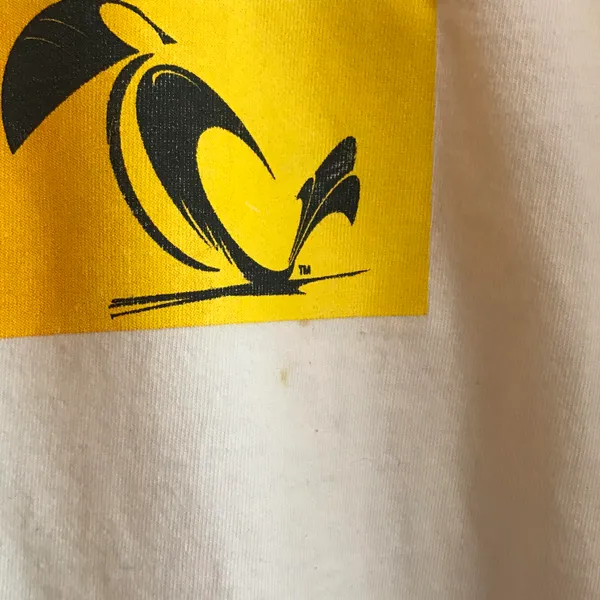 Jerzees VINTAGE WHITE/ORANGE KAZBOARDCO PROMOTIONAL GRAPHIC TEE - Image 4