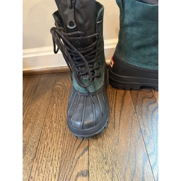 Hunter Skylar Waterproof Boot Green/black Women's Sz 7 $225 - Image 15